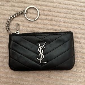 CASSANDRE MATELASSÉ KEY POUCH IN SMOOTH LEATHER